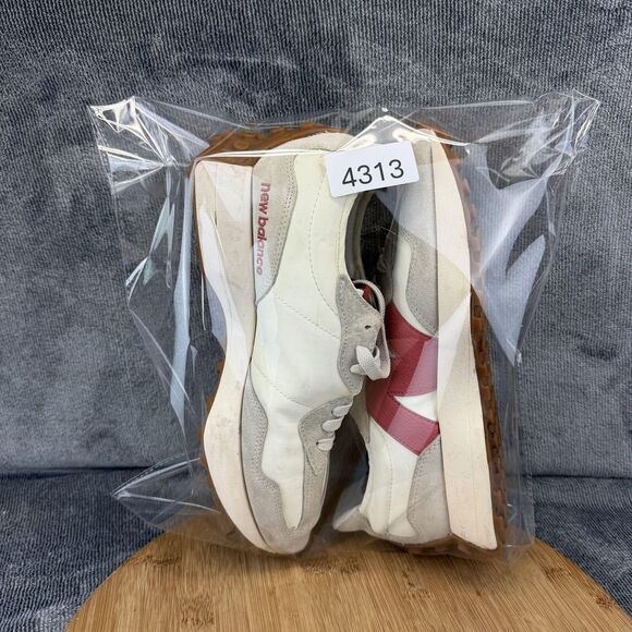 New Balance U327LV Shoes Mens Size 8.5 White Suede Low Top Sneakers U327LV main image 10